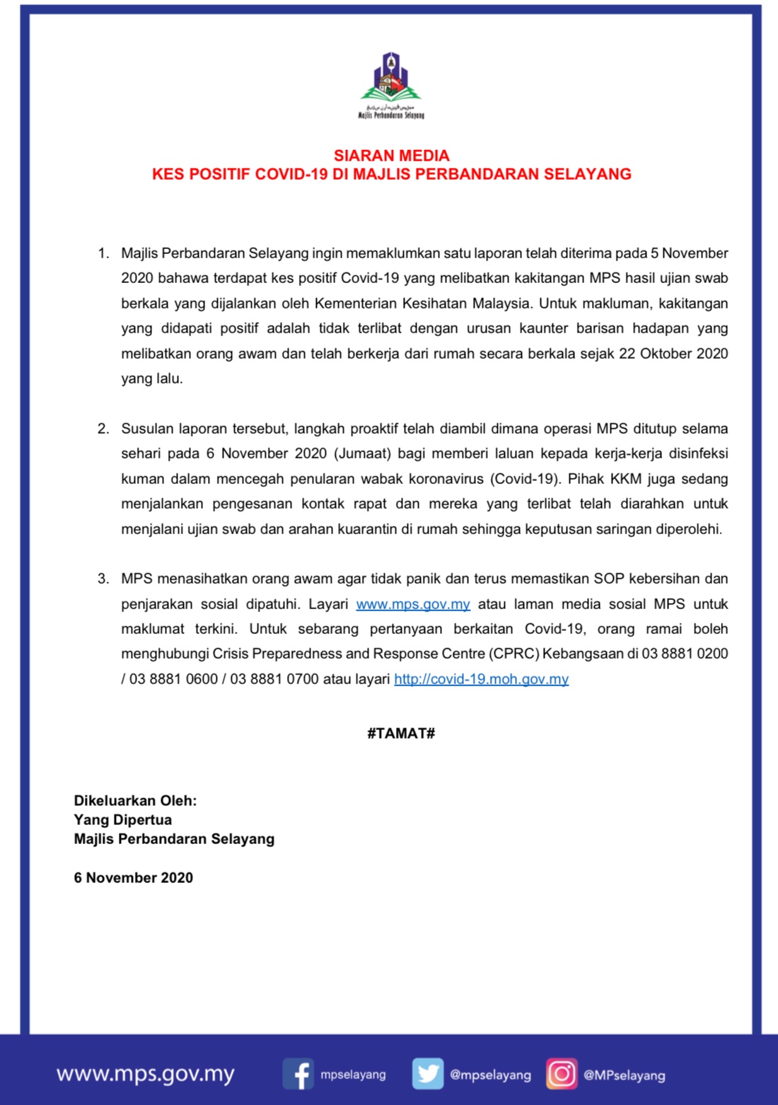 Majlis Perbandaran Selayang In English