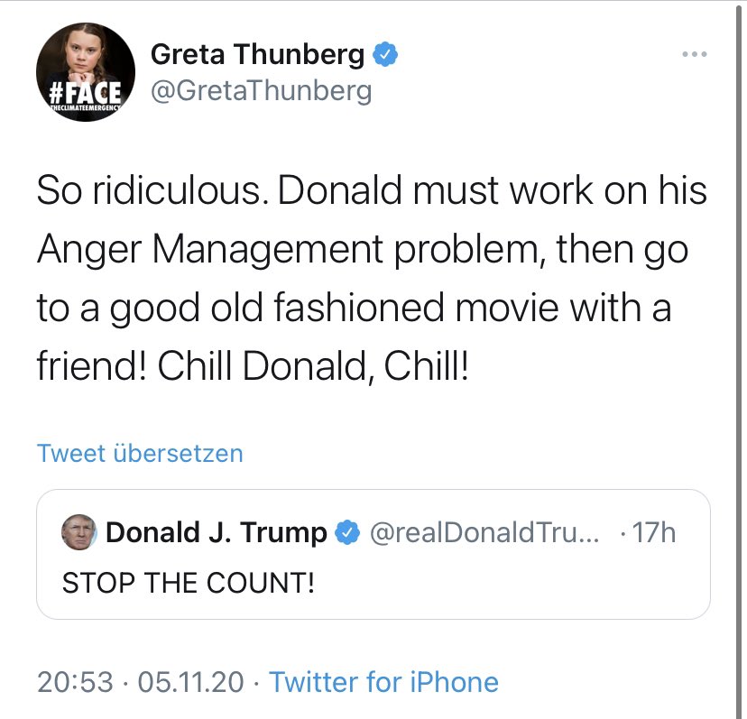 Cookie___2000's tweet photo. Das beste was diese Wahl passiert ist 😂 #Elections2020 #ElectionDay #TrumpMeltdown https://t.co/Og7k0frF0u