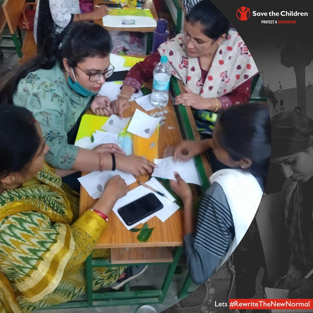 balrakshabharat's tweet photo. With the hope that things will soon get back to normal, Save the Children is ensuring that teachers are all geared up &amp; well-equipped once schools reopen
Our Education Team organized a 3-day teachers' training this past week in the Barauli Ahir block of Agra. #RewriteTheNewNormal https://t.co/l7zh71uMVO