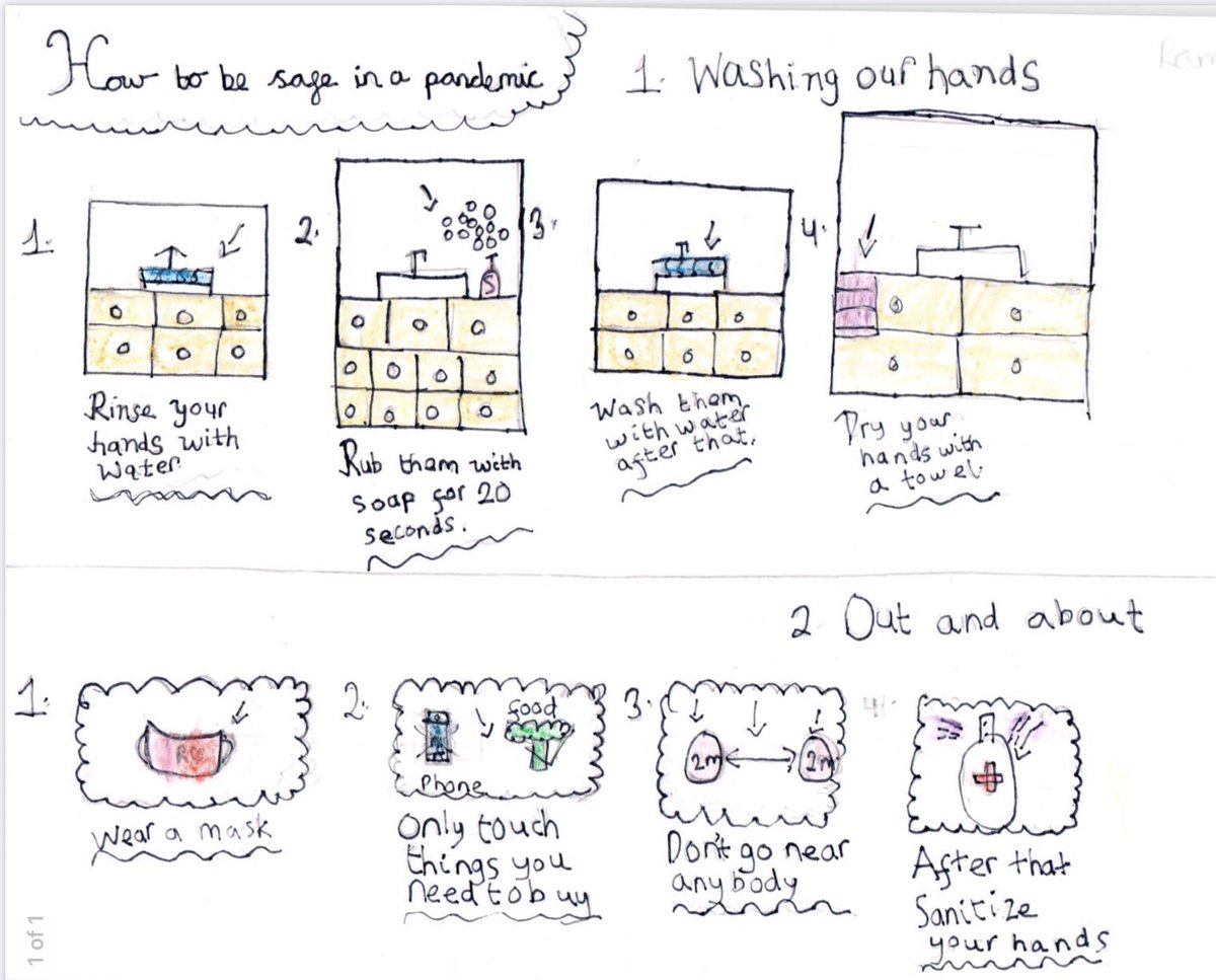 TheShrubberySch's tweet photo. A huge thank you to children that entered the BCC Design a Covid Poster Competition. Your masterpieces have have now been sent off. Let’s keep our fingers crossed for a winner! Here are some of our entrants. #takingpart #HandsFaceSpace #keepsafe #keepwashinghands https://t.co/P71qvyw2Ch