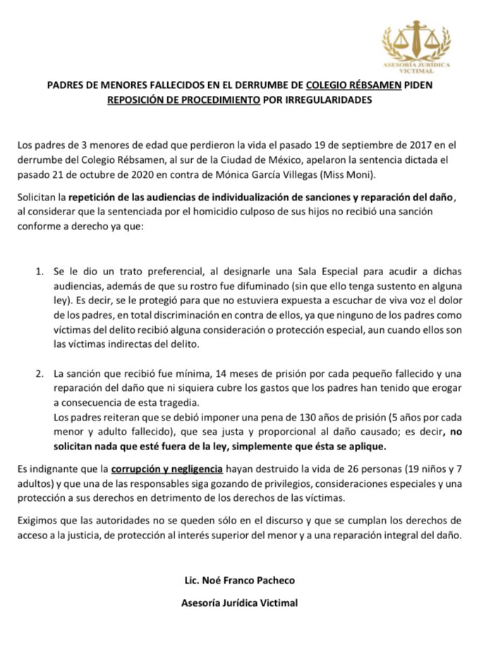 victimal's tweet photo. . Témenos confianza en que los magistrados resuelvan conforme a derecho ponderando el interés superior de la niñez.
@MonnyDanny 
@carlos_danielz 
@elytafp 
@FiscaliaCDMX https://t.co/ovdbmPOKqt