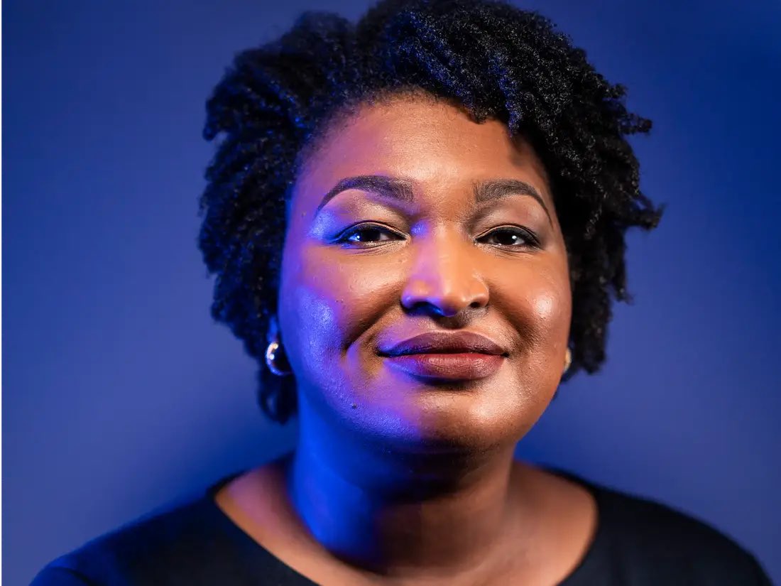 billyeichner's tweet photo. MVP. Thank you @staceyabrams. Queen. 💙 https://t.co/KAouIwn8m9
