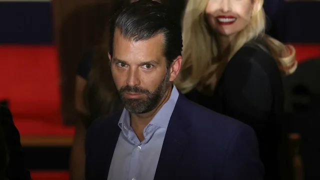 thehill's tweet photo. Donald Trump Jr. calls out 2024 GOP hopefuls for "lack of action:" "They will cower to the media mob" https://t.co/PTFtrjcilH https://t.co/wo7jV5324h