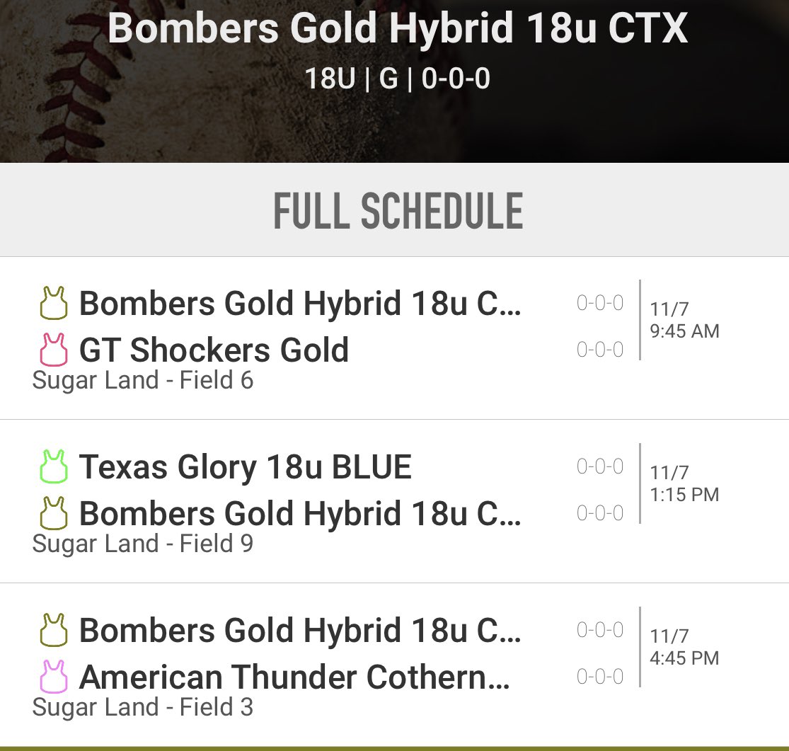 ☑️ out our schedule this weekend!! This is one of our last tournaments for 2020, so come see us in Sugar Land or tune into AGL 0️⃣0️⃣3️⃣8️⃣4️⃣1️⃣
