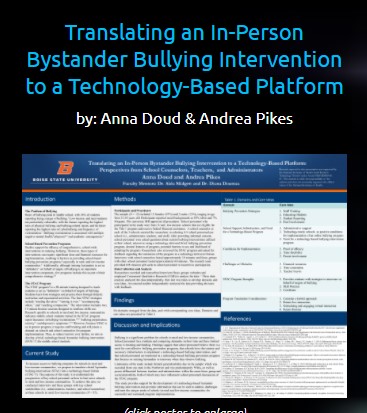 BoiseSt8CounsEd's tweet photo. Great student representation at this year's ICA/ISCA conference. M.A. students Teresa Maynes, Andrea Pikes, and Anna Doud all presented posters! And Teresa Maynes was awarded the student scholarship! Way to go students! #awesomestudents @BoiseStateCOED https://t.co/8fHjr9xQJp