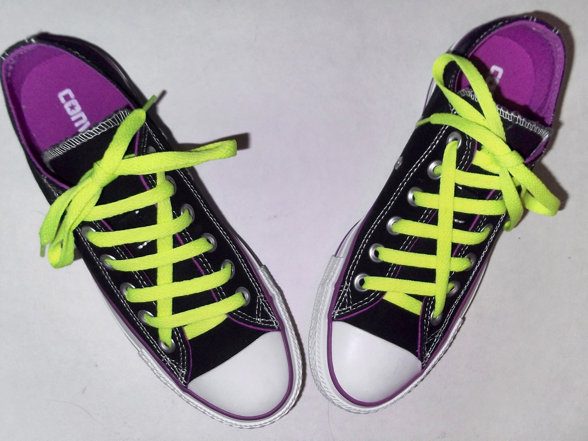 pentagram shoe lacing