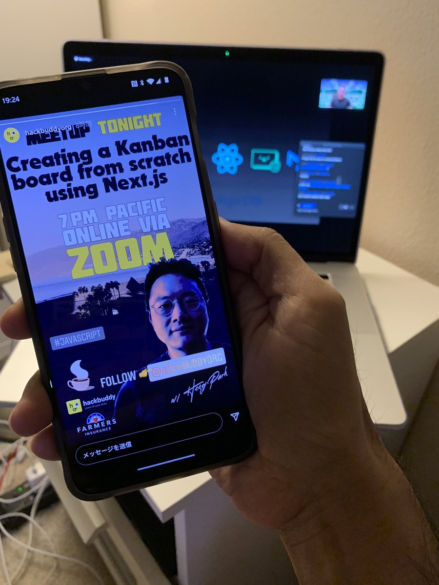 hackbuddyorg's tweet photo. So hyped for this meetup right now! Come join us via:  https://t.co/xplqszUsik #javascript #nextjs #kanbanboard #learningfuze #heegupark #hackbuddy #hackbuddyorg #javascriptla https://t.co/IGQggyYNI2
