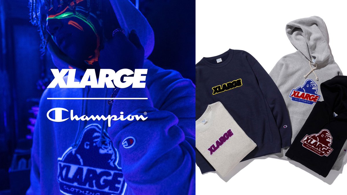 11.6.fri XLARGE×Champion
bit.ly/2JKefK5
#xlarge #xlargejp #エクストララージ @calif_official
#champion #championjp #reverseweave