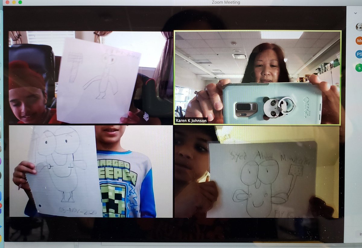 SLEkjohnson's tweet photo. I'm so proud of these boys! We finished reading our first chapter book today. They made predictions throughout the story and was excited to read to find out if they were right. Can you tell by their drawings what book series we read? #rjlyear7 https://t.co/tQWyIU8VMg