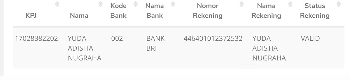 AdistiaYuda's tweet photo. @KemnakerRI Ketika rekening dan nik sudah sesuai dan semua data valid apa penyebab bsu BPJSTK saya tidak cair mohon informasi selanjutnya https://t.co/V6O15Hd64m