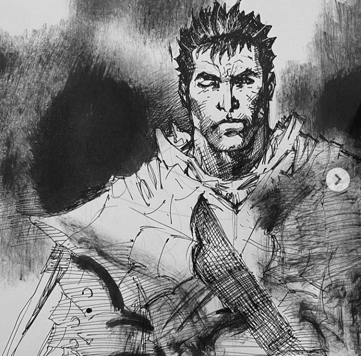 fermonck's tweet photo. ¡Uh la la! Chulada. Guts #Berserk por Jim Lee. https://t.co/9sJaghkPVQ