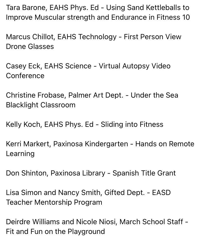 The Foundation for Easton Schools tweet media