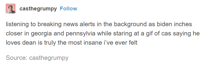 for everyone who left tumblr in 2018, i bring you news from the old country  #destiel