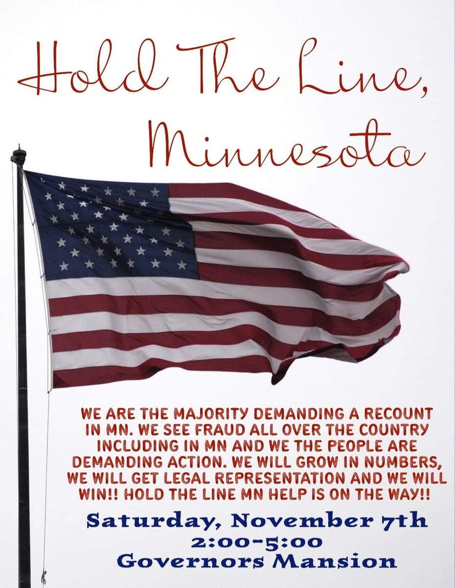 RedWaveConvoy's tweet photo. #Minnesota #Rally 
#HoldTheLine https://t.co/Qv9hRQdE0A