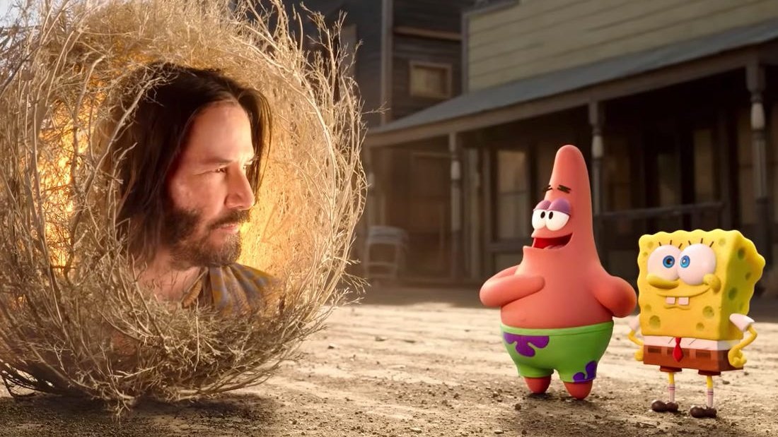 everson_mayen's tweet photo. Definitivamente ver a Keanu Reeves en la película "Bob Esponja: Al rescate" es una de las mejores cosas que ha pasado en este 2020 https://t.co/oaUjEQgnl1