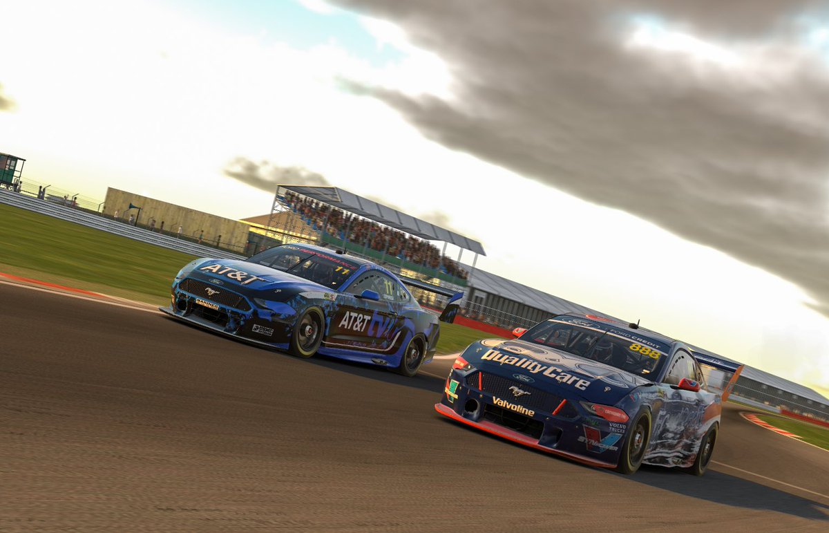 I was having a really fun close race with <a href="/SteveMcLean888/">Steve McLean</a> tonight battling for p16. Then I decided to try to stretch the fuel one more lap and ran out 20 ft from the box. P23. Ah well lesson learned. On to the next one. <a href="/CORTSupercars/">CORT drivefirst.org Supercars Championship</a>