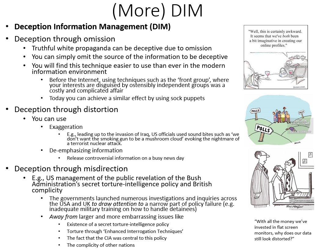 #Disinformation 101: Political Campaigns #20. Helping to understand the challenges in the information environment from an offensive perspective. Would you believe ...