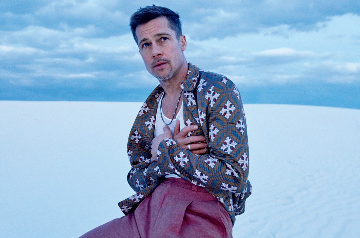 Brad Pitt is aging like fine wine