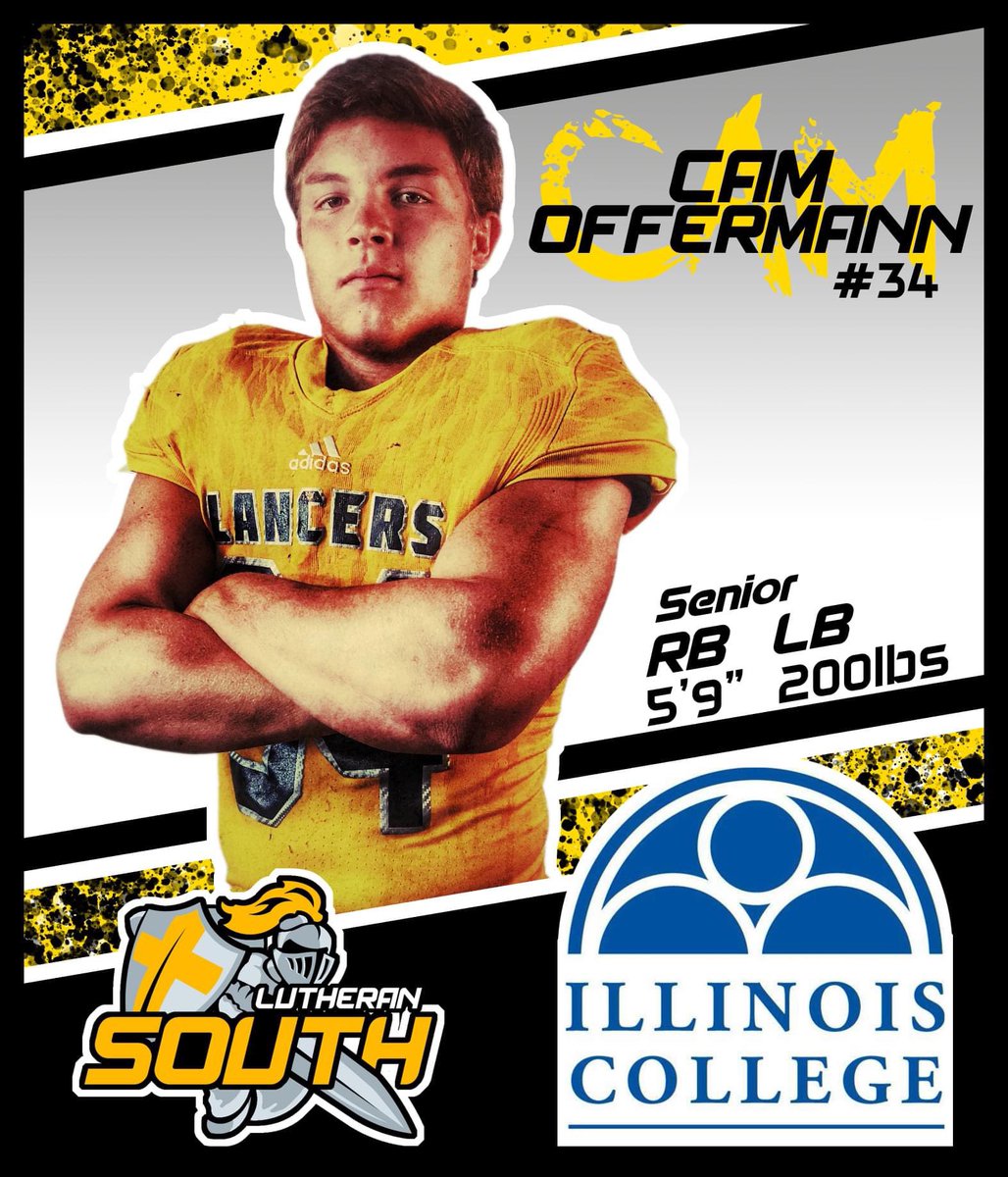Our season may have been cut short, but these guys still put in work. Shoutout to Senior Cam Offermann for picking up a scholarship offer from Illinois College. This kid is the definition of a hard worker and tough as they come. I can't wait to see what he does at the next level.