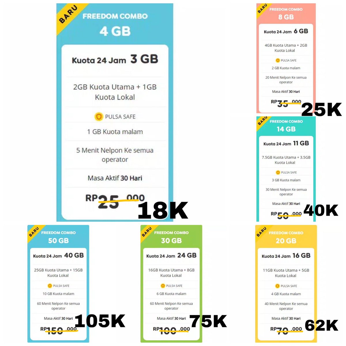 AnemoneOfc's tweet photo. KUOTA INDOSAT PALING MURAH‼️ https://t.co/D31xfN8p9B