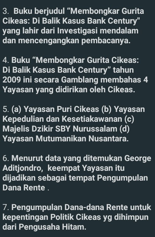 copas : Melawan lupa PERKAWINAN GURITA CIKEAS DENGAN GURITA CENDANAoleh : George Aditjondro