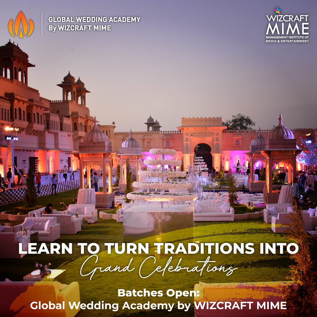 WizcraftMime's tweet photo. Get the nuanced approach from the master wedding planners that ensure customised implementation of set traditions. Enrol now for Signature Wedding Management Course with Global Wedding Academy and WizE by Wizcraft MIME.  
@WizcraftIndia @WIZMIMEGWA

https://t.co/DVwR0UzqCk https://t.co/3eRdSCNuCk