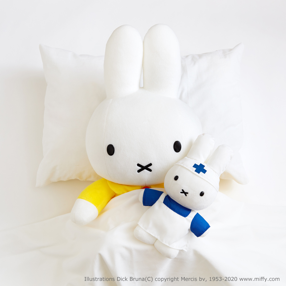 レア！ミッフィー＊ナース姿 看護師 ぬいぐるみ miffy - ぬいぐるみ