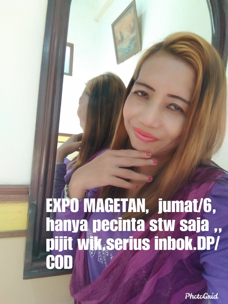 ToAinii's tweet photo. @GtraBayu EXPO MAGETAN, hari ini jumat, /6, chat yg serius 085804256135 https://t.co/Q5roW5AH8Q