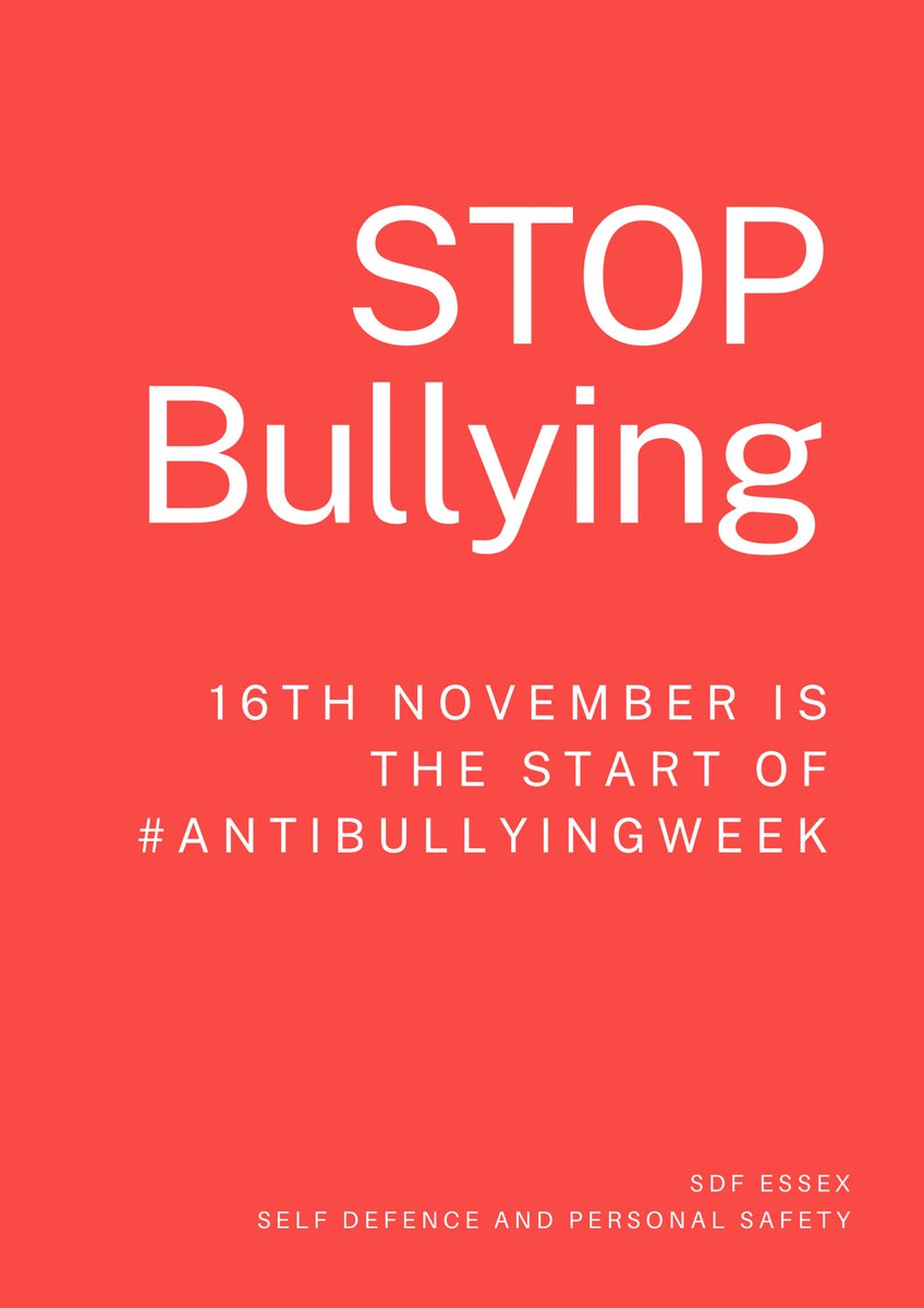 SDFEssex's tweet photo. Bullying isn’t just physical.
Words can cause pain & hurt.
Anti bullying week starts Monday 16th November #AntiBullyingWeek
#OddSocksDay is back
#thinktwice #choosekindness #bekind #antibullying #selfdefencetraining #helpbuildconfidence
#confidencebuilding #stopbullying https://t.co/P3L7EFe4Er