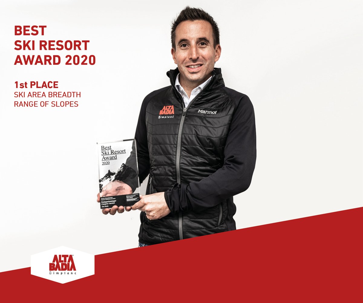 Best Ski Resort is one of the most informative periodic studies in the Alps about skiers’ experience.
We are proud to announce our 1st place as ski area breadth and range of slopes! 🏆 Thank you so much! 
#bestskiresort