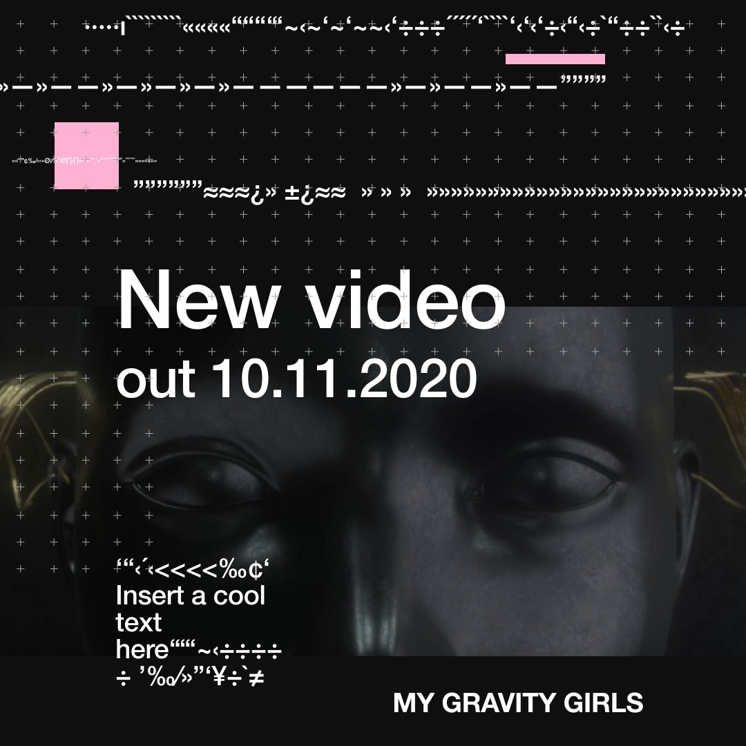 Our new video will be out on 10.11.2020. Meanwhile you can find our album I MISS SOMETHING AND MISS EVERYONE on Spotify!