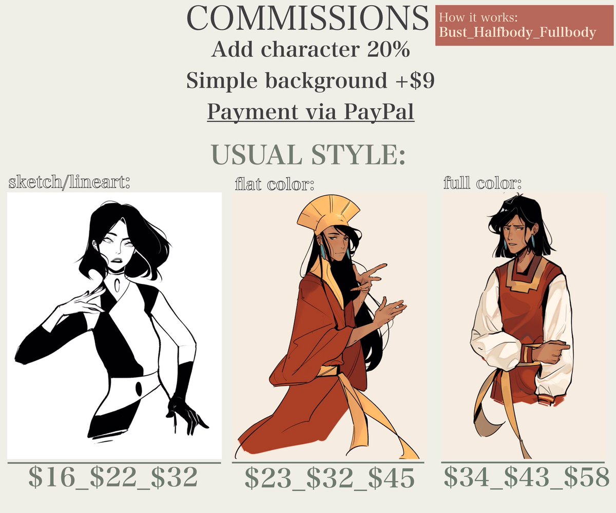 Hey! I want to open commissions so
If you're interested please dm me! Thank you! 

/retweets are really appreciated/ 