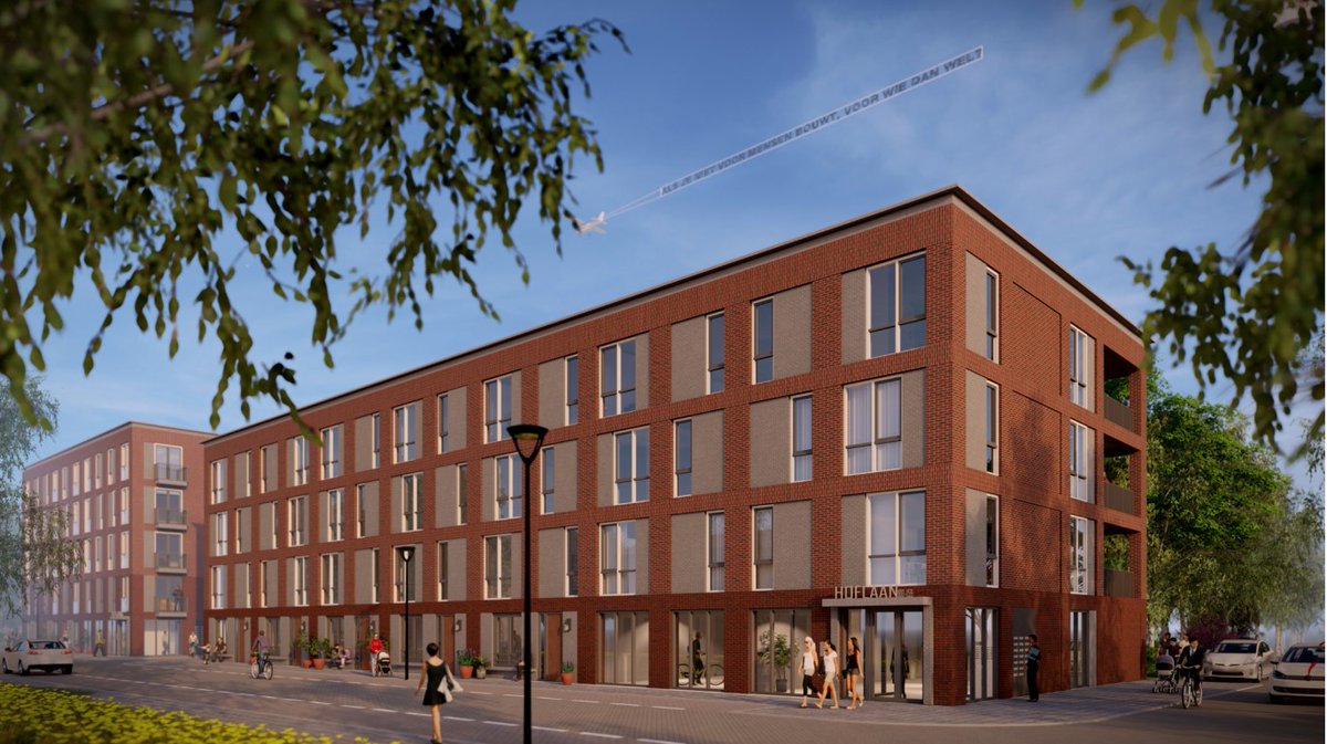PortaalWonen's tweet photo. Aan de Hoflaan en Weidehof in @GemeenteLeiden maken 58 portiekflats uit de jaren ’50 plaats voor 74 zeer energiezuinige en aardgasvrije huurappartementen. Betaalbare woningen passend bij deze tijd. Deze week zijn we gestart met de sloop. https://t.co/fZ4mjS2LmD https://t.co/IhqWHiklji