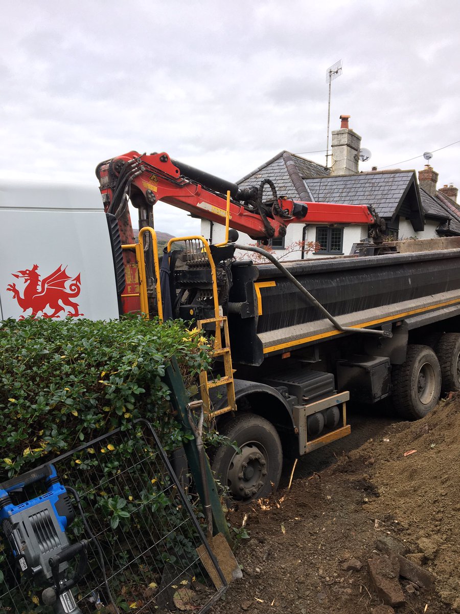 New project new life for us in Conwy North Wales
