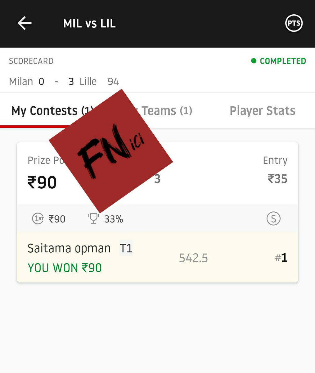 NationXi's tweet photo. #ultimate #cleansweep in #MILvsLIL #dream11 #myfab11 #myteam11
Join our channel for FREE teams like these everyday.
https://t.co/LOixFjkhM2
#SRHvsBLR #SOvsUFA #CARvsBRI #WBNvsKOL #SOUvsNEW #PremierLeague #RussianPremierLeague #Bundesliga #Championship #EuroLeague #ZALvsRM https://t.co/eyYsvd7H4V