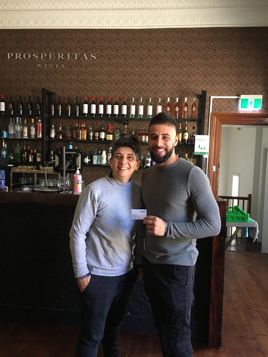 SofieBarone's tweet photo. Looking forward to assisting our small business customer with all their banking needs. Thankyou Joe and team at #PlainJane for this opportunity! @abowlesanz @claudepiscione1 @damienprettejo1 @ANZ_AU @lagatifamily #ANZ small business https://t.co/QwyuikdfOJ