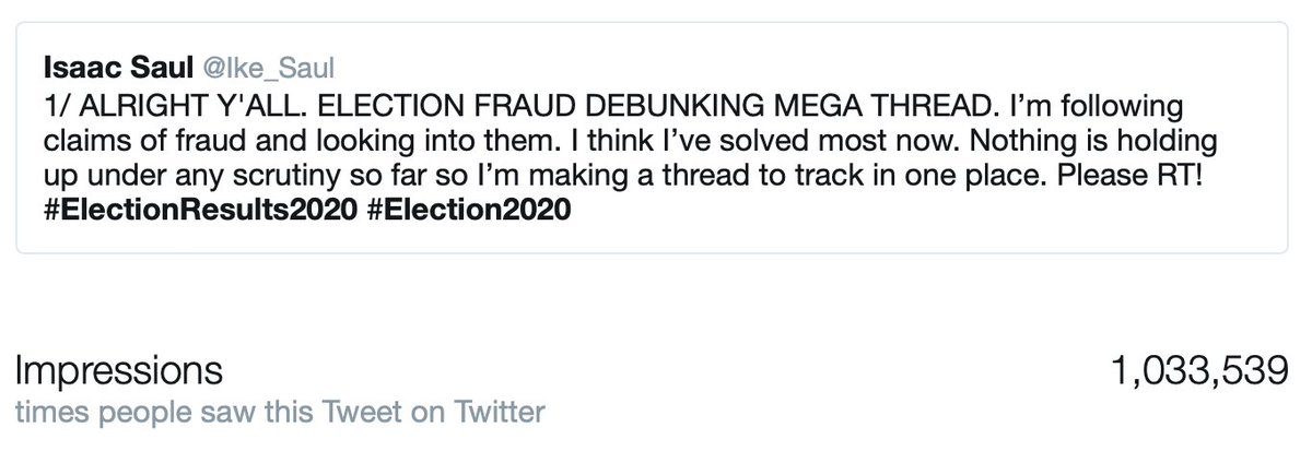 95/ This thread has just broken one million impressions. Please keep sharing -- and I'll keep fielding and researching submissions as fast as I can. We are up against so much viral content, and we have to continue to hold the line on reality. Thank you all for sharing.