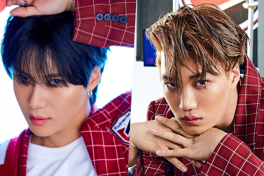 soompi's tweet photo. #SHINee's #Taemin And #EXO's #Kai To Guest On "Amazing Saturday" Together 
https://t.co/d80GJXWbRf https://t.co/hnH0RoM1lh