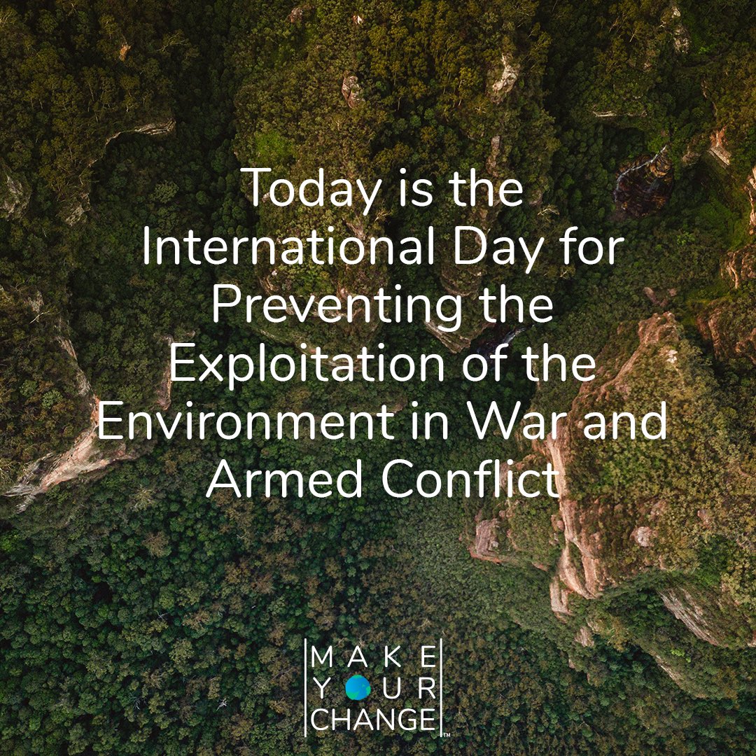 _makeyourchange's tweet photo. 🌏 Action on the environment needs to be part of conflict prevention, peacekeeping and peace building strategies, because there can be no durable peace if the natural resources that sustain livelihoods and ecosystems are destroyed. 
#EnvironmentalJustice #ClimateAction #Peace https://t.co/LtHxns53yZ