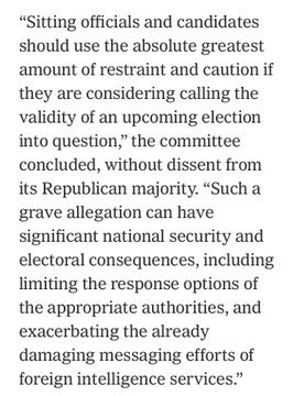 Please stop and read this. It’s from the Republican-led bipartisan Senate Intel Report Volume 5. It’s important we recognize what is happening. It was a landmark report and many of the same actors are still active and engaged.