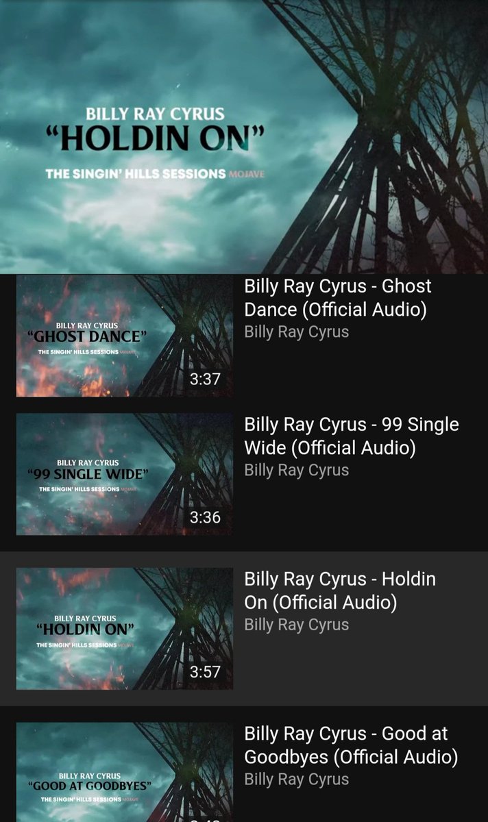 BRCLorraineUK's tweet photo. WOW!!! Just listened to all of the new EP “The Singin’ Hills Sessions - Mojave” absolutely L❤VE &amp; am obsessed by the tracks, lyrics &amp; @billyraycyrus as always, sounding incredible 👏 #Mojave #MamaSaidKnockYouOut #GhostDance #99SingleWide #HoldinOn #GoodAtGoodbyes https://t.co/qKFPHa4WHf