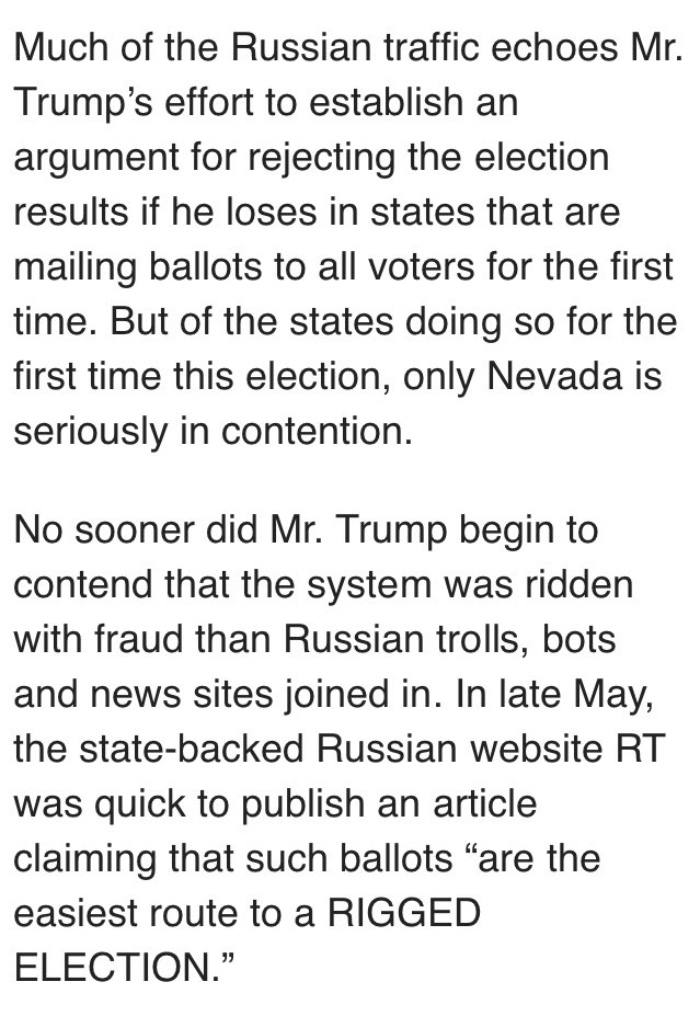 This was written six weeks ago. We knew it was coming.  https://www.nytimes.com/2020/09/22/us/politics/russia-disinformation-election-trump.html?smid=tw-share