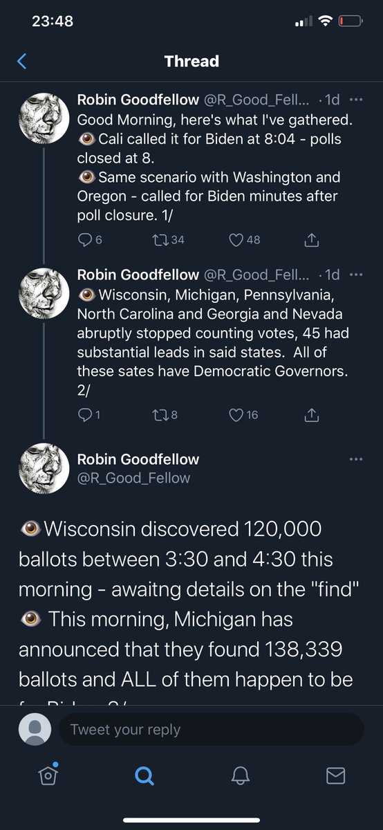 None of the states listed here “stopped counting votes.” Votes continued to pour in overnight. What did happen was that these states completed their counts of same-day votes, which demographically favored Trump (hence his early lead), and they began counting the mail in ballots.