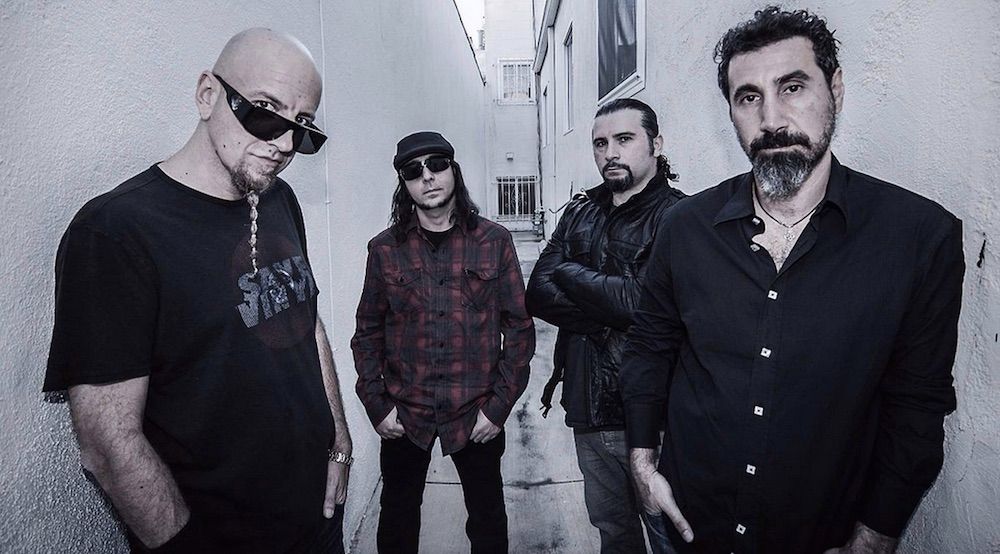 consequence's tweet photo. Surprise! System of a Down have reunited for two new songs, their first recordings together in 15 years: https://t.co/wtXcni3ZUU https://t.co/goyfLx0ylZ