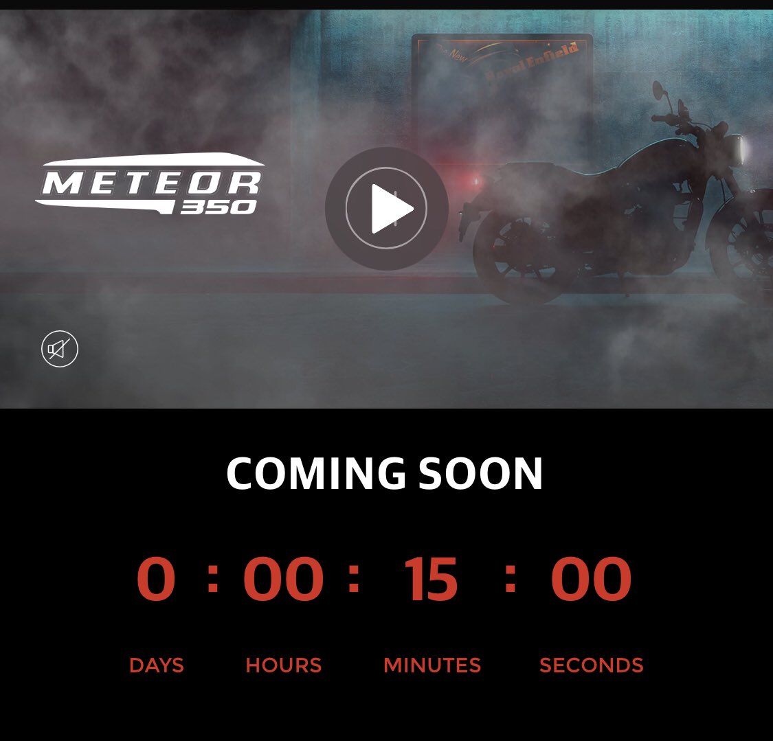 dev_venkatesh's tweet photo. Almost time!!

#MissOutOnNothing
#Meteor350
#CruiseEasy
#RoyalEnfield
#RidePure
#PureMotorcycling https://t.co/yEhZ6JwB2T