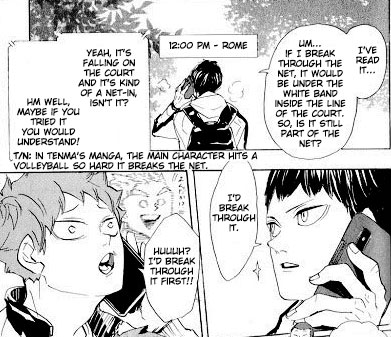 [Ask permission before repost]

Translated version of kagehina's phone call from the one-shot of the new guidebook! 