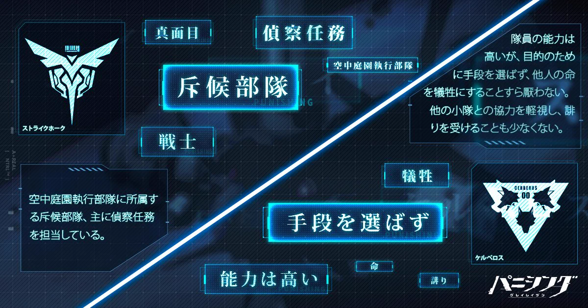 公式】パニシング：グレイレイヴン on X: 