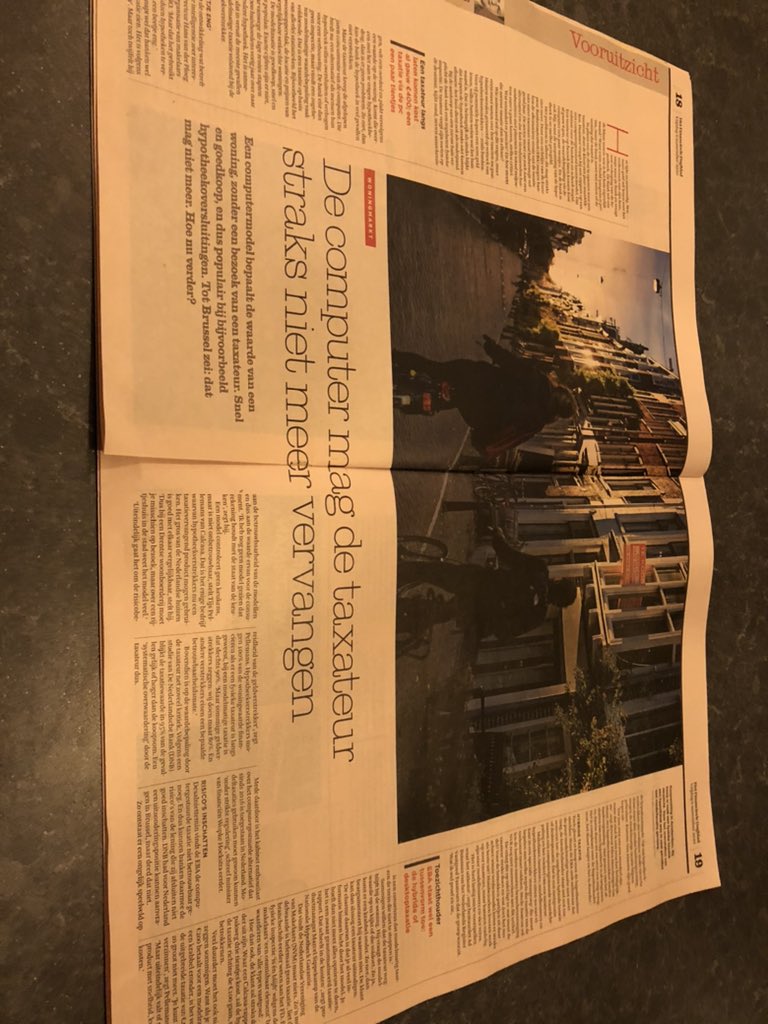 dirvastgoedNED's tweet photo. De computer mag de taxateur straks niet meer vervangen (?) artikel in FD met een eenvoudige analyse van mij: ik heb nog geen model gezien dat rekening houdt met de staat van de keuken. #vbo #nrvt https://t.co/wZiU6kKheb