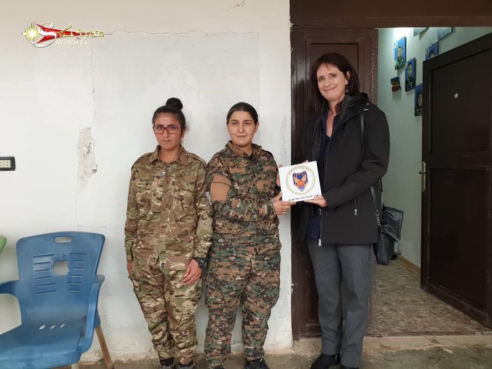 We were very honored and happy to have Madam Commissioner <a href="/nadinemaenza/">Nadine Maenza</a> of <a href="/USCIRF/">USCIRF</a> to visit us and other institutions in NE Syria. Thank you for the incredible work you are doing for the region.