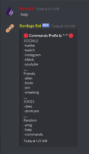 itsjaxlol's tweet photo. @discord  BOT UPDATE ( im enjoying making it :) ) #dev #coder #coding #code #discord #js #VisualStudio https://t.co/ENiIO1l4Y5